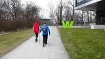  Wanderroute auf den Campusweg 
